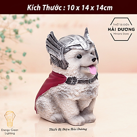 Mua Bộ Tượng Cún Siêu Anh Hùng Đút Tiền Tiết Kiệm Dễ Thương - Corgi Và Những Người Bạn - Quà Tặng Decor Căn Phòng Ý Nghĩa