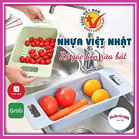 Mua Rổ co giãn gác bồn rửa chén bát nhựa Việt Nhật 00662 Buôn Rẻ