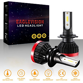 2PCS Mini Led Bulb Car Headlight H11 H1 H8 H9 H3 9005 / HB3 9006 / HB4 100W 20000LM 6000K Car Headlight