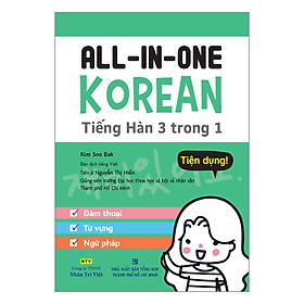 Ảnh bìa All - In - One Korean (Tiếng Hàn 3 Trong 1) (Kèm 1 Đĩa CD)