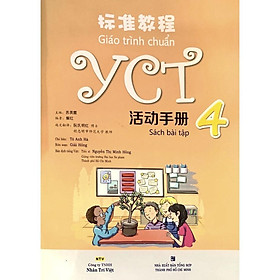 Sách - Giáo Trình Chuẩn YCT 4 - Sách Bài Tập - Nhân Trí Việt
