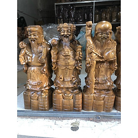 Mua Tượng phật tam đa phúc lộc thọ gỗ bách xanh thơm nức kt cao 40