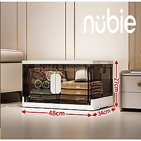 Mua Tủ Đựng Đồ Gấp Gọn  Đa Năng Nubie Ngang 48cm  Tủ Nhựa Lắp Ghép  Kèm Bánh Xe  Dễ Tháo Lắp  Nhựa PP