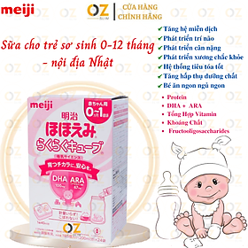 Sữa cho trẻ sơ sinh, trẻ nhỏ 0-36 tháng tuổi Meiji Nhật giàu dưỡng chất kèm DHA giúp phát triển cân đối chiều cao, cân nặng, trí não cho bé - OZ Slim Store