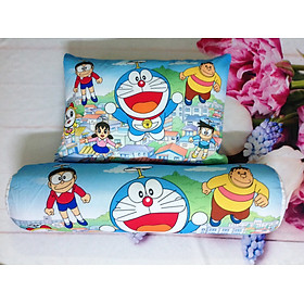 Mua Set vỏ gối nằm và vỏ gối ôm mẫu Doraemon
