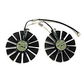 Quạt làm mát card đồ họa T129215SM cho card đồ họa CERBERUS GTX1070TI A8G GDDR5 Làm mát khi thay thế