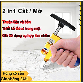 Mua  Giao hàng 24H Máy cắt thủy tinh 2 trong 1 có bánh xe Kim cương Máy cắt gạch gốm thủy tinh bằng tay