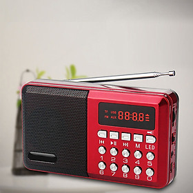 Loa Nghe Nhạc Mini Kiêm Đài Radio FM KK59 Hỗ Trợ Thẻ Nhớ, Jack 3.5 Thiếtb Kế Nhỏ Gọn Tiện Lợi