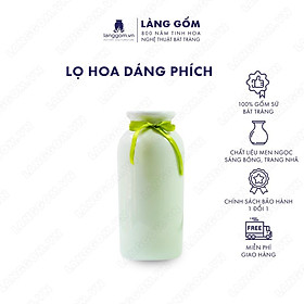 Mua Bình hoa  lọ hoa Gốm sứ Bát Tràng cao cấp Men ngọc phích dùng làm quà tặng  trang trí - Làng Gốm Bát Tràng