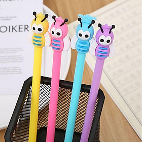 Bút Gel Nước Mực Đen ONG XINH Nhiều Màu H21