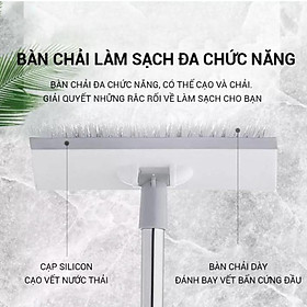 Mua Cây chà sàn nhà tắm  nhà vệ sinh cán dài Pulito chổi gạt nước 2 đầu xoay 180 độ dễ dàng điều chỉnh độ dài