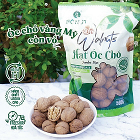 Quả óc chó Mỹ (bịch 500gr)