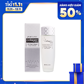 Nước Hoa Hồng Dưỡng Trắng 3W Clinic Collagen White Clear Softener 150ml - Chính hãng