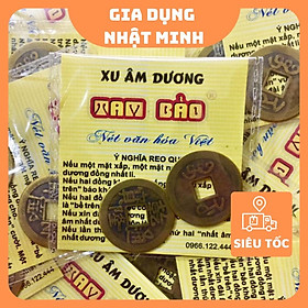 Mua Đồng Xu Âm Dương  tiền xu may mắn  xu phong thủy  gieo quẻ