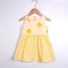Váy sát nách bé gái cotton nhiều mẫu