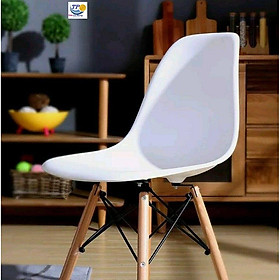 Mua GHẾ EAMES Chân Gỗ Đan Thép (Ghế làm việc  quán cafe  phòng ăn...) Kiểu Hiện Đại Hàn Quốc