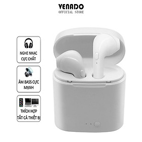 Tai nghe bluetooth không dây TWS i7s ngon bổ rẻ nghe 2 tai hàng nhập khẩu Venado