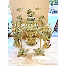 Mua ĐỈNH ĐỒNG NGŨ SỰ CAO 45 CM CHẤT LIỆU BẰNG ĐỒNG