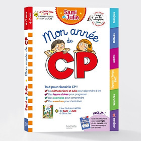 Sách học tiếng Pháp MON ANNEE DE CP AVEC SAMI ET JULIE (TOUTES LES MATIERES) - 
