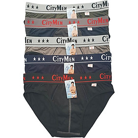 Combo 5 Quần lót nam CITYMEN - Quần sịp nam tam giác Việt Nam (Nhiều Màu)