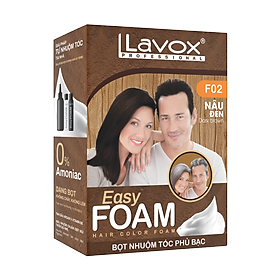 Bọt Nhuộm Tóc Phủ Bạc Lavox