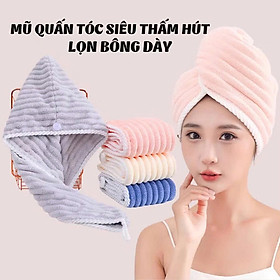 Mua Khăn/Mũ Quấn Tóc  Cao Cấp – Thấm Hút Nhanh  Bảo Vệ Tóc Khỏi Hư Tổn