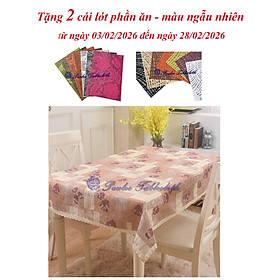 Khăn Trải Bàn PAULEE - WB 603-001 hoa văn sang trọng, chất liệu vải Polyester