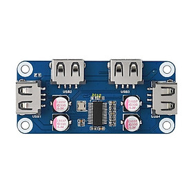 Bảng mạch mở rộng USB 2.0 HUB HAT cho Raspberry Pi 4 B 3 B+ 3 B 2B Zero Zero