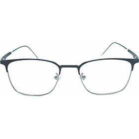 Gọng Kính Unisex Hợp Kim Nửa Gọng G1222.2 (54/18/143) - Đen Phối Bạc