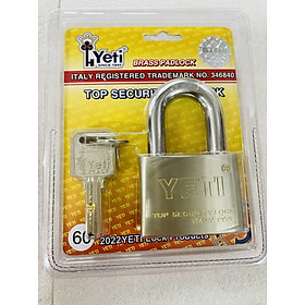 Khóa Yeti 60mm chìa khoá vi tính 2001KB màu trắng