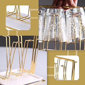 Giá Úp Cốc Mạ Vàng Cao Cấp Nhập Khẩu Châu Âu