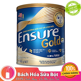 Thực phẩm dinh dưỡng y học: Ensure Gold vani 400g