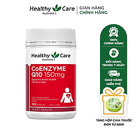 Viên uống bổ tim mạch Healthy Care Coenzyme Q10 100 viên