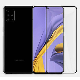 Hình ảnh Dán kính cường lực full 5D tràn màn hình dành cho SamSung Galaxy A21s phủ màu