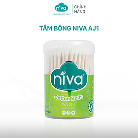 Tăm Bông NIVA Dành Cho Người Lớn Hũ 100 Que Giấy Aj1