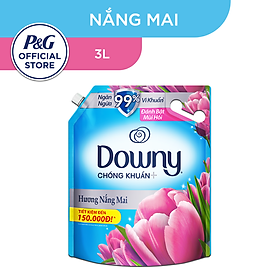 Nước Xả Vải DOWNY Hương Nước Hoa Cao Cấp Túi 3L