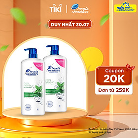 Combo 2 Dầu Gội Head & Shoulders Bạc Hà Mát Lạnh