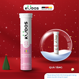Thực phẩm bảo vệ sức khỏe KUDOS KIDS MULTIVITAMINS PLUS CALCIUM & D3 (20 viên/tuýp)