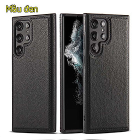Ốp lưng da cao cấp dành cho Samsung S22 Ultra 5G - hàng chính hãng