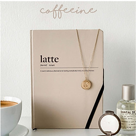 Sổ Tay Crabit ruột Dotted khổ A5 - Coffeeine Latte (180 Trang - 145x208mm)