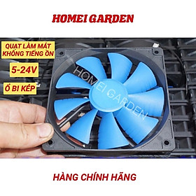 Mua Quạt làm mát điện áp rộng 5V-24V  quạt làm mát không ồn  ổ bi đôi chất lượng cao - G0014