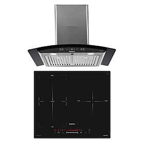 Mua Combo Bếp 3 Lò Điện Từ Nagakawa UltraSlim NK3C06M Và Máy Hút Mùi Nagakawa NKCH05M70 Tích hợp công nghệ NaSYNC - Tự động đồng bộ điều khiển giữa bếp điện từ và hút mùi Điều khiển chuyển động Leap Motion và Touch Control bằng cách vẫy tay - Hàng Chính Hãng