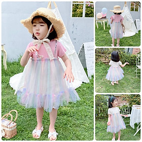 VN53Size70-100 (4-16kg)Đầm cho bé gái 1 tuổi đến 3 tuổiThời trang trẻ Em hàng quảng châu