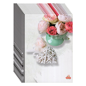 Lốc 10 Cuốn Tập Học Sinh 96 Trang ĐL 70 - Hoa Nghệ Thuật (Có 4 Mẫu) (Mua 1 Lốc Tặng 1 Cuốn Tập Cùng Loại)