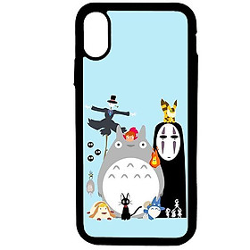 Ốp lưng dành cho Iphone X G.H.I Đen Nền Xanh - Hàng Chính Hãng
