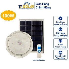Mua Đèn Áp Trần Năng Lượng Mặt Trời TP Solar TP-A100N Công Suất 100W Cảm Biến Sáng Tối