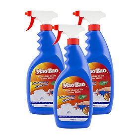 Combo 3 chai Nước Giặt Cổ Áo Mao Bao 600ml