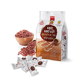 210g Kẹo xốp giòn GẠO LỨT HUYẾT RỒNG đậu phộng MỸ NGỌC