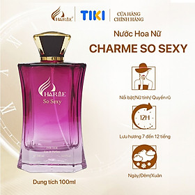 Nước Hoa Nữ CHARME SO SEXY 100ml Lưu Hương Lâu Phong Cách Quyến Rũ, Nổi Bật_Nước Hoa Chính Hãng
