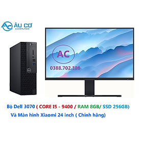 Mua BỘ MÁY TÍNH DELL OPTIPLEX 3070 SFF+ MÀN HÌNH 24 inch ( I5 9400  RAM4 8GB  SSD 256GB NVME) - Hàng chính hãng